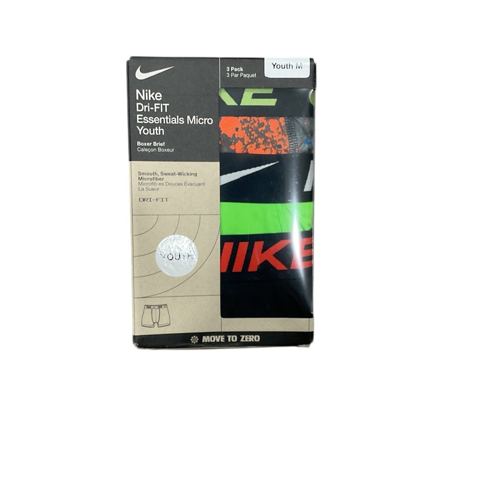 Nike Dri-FIT Youth Boxer Briefs 3-Pack medium